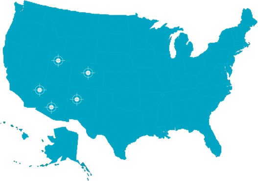 cStor Locations Map